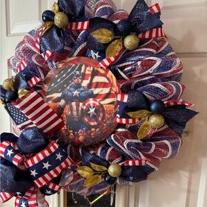 4th July handmade wreath